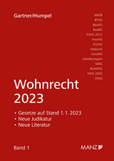 Wohnrecht 2023 - Herbert Gartner, Nikolaus Humpel