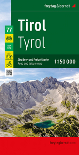 Tirol, Stra&szlig;en- und Freizeitkarte 1:150.000, freytag & berndt
