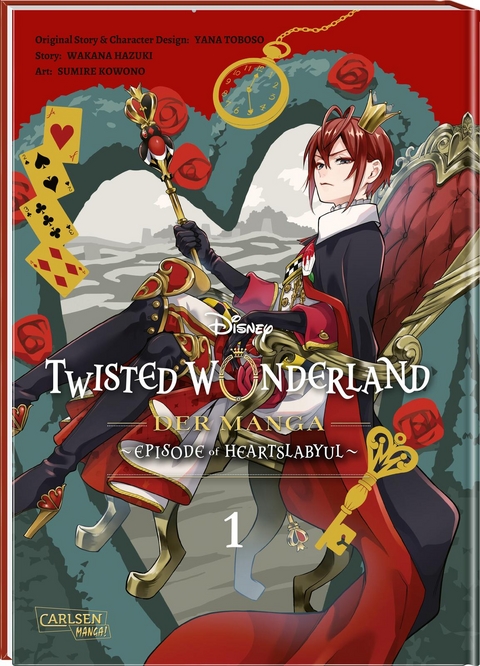 Twisted Wonderland: Der Manga &ndash; Episode of Heartslabyul 1 - Yana Toboso, Sumire Kowono, Wakana Hazuki,  DISNEY
