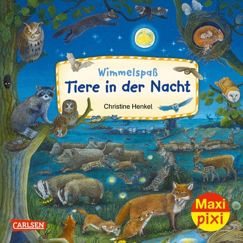 Maxi Pixi 425: Wimmelspa&szlig; Tiere in der Nacht - Christine Henkel