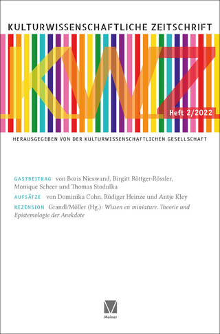 Kulturwissenschaftliche Zeitschrift 2022/2
