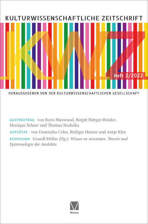 Kulturwissenschaftliche Zeitschrift 2022/2 - 