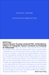 Initiations-Erkenntnis - Steiner, Rudolf