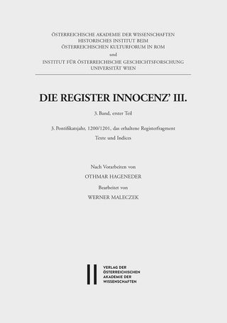 Die Register Innocenz' III., 3. Band