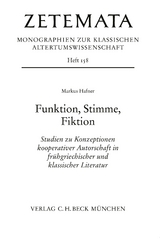 Zetemata / Funktion, Stimme, Fiktion - Markus Hafner