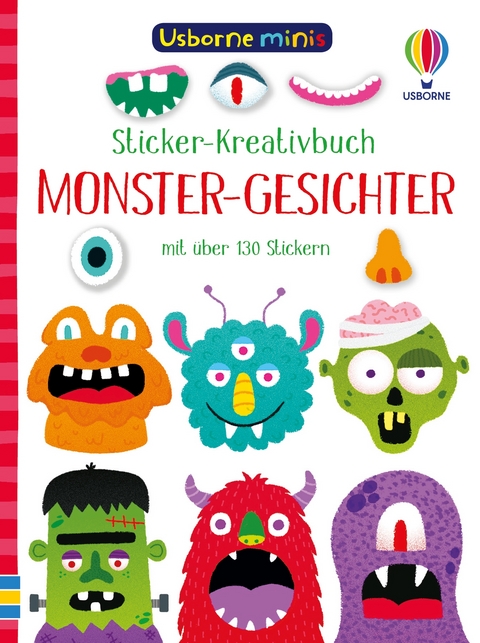 Usborne Minis - Sticker-Kreativbuch: Monster-Gesichter - Sam Smith