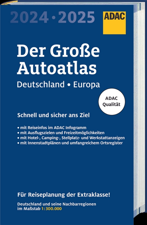 ADAC Der Gro&szlig;e Autoatlas 2024/2025 Deutschland und seine Nachbarregionen 1:300.000