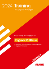 STARK L&ouml;sungen zu Original-Pr&uuml;fungen und Training Abschlusspr&uuml;fung Realschule 2024 - Englisch - Niedersachsen