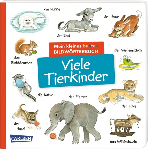 Mein kleines buntes Bildw&ouml;rterbuch: Viele Tierkinder