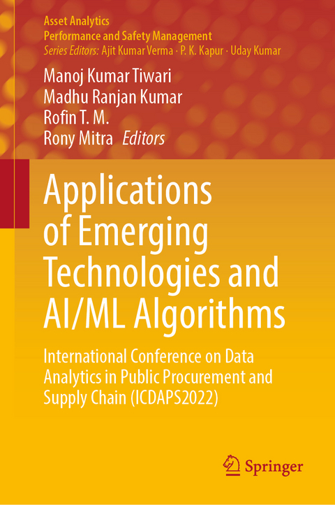 Applications of Emerging Technologies and AI/ML Algorithms - 