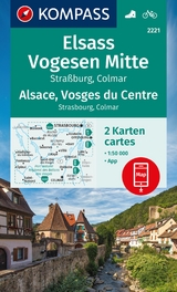 Elsass, Vogesen Mitte, Alsace, Vosges du Centre (2 Karten) 1:50.000
