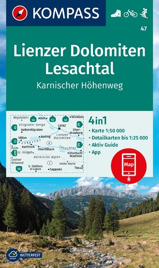 Lienzer Dolomiten, Lesachtal, Karnischer Höhenweg 1:50.000