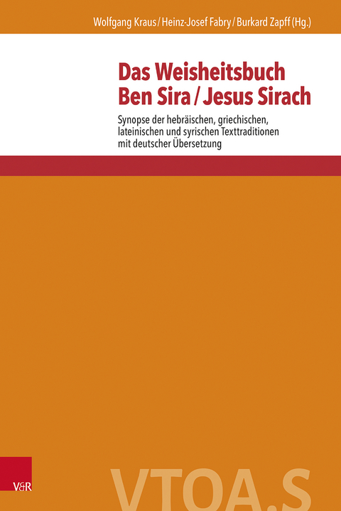 Das Weisheitsbuch Ben Sira / Jesus Sirach - 