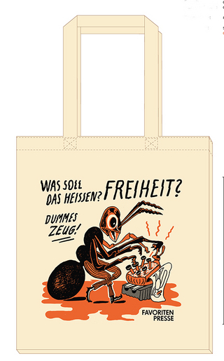 Künstlertasche „Aus dem Tagebuch einer Ameise“