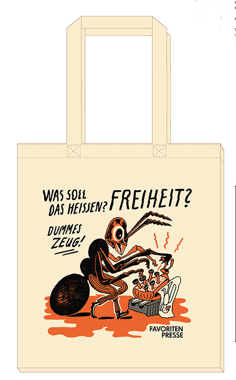 Künstlertasche „Aus dem Tagebuch einer Ameise“