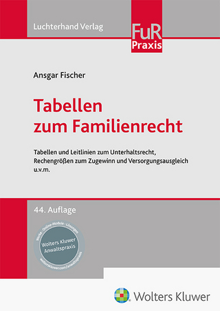 Tabellen zum Familienrecht