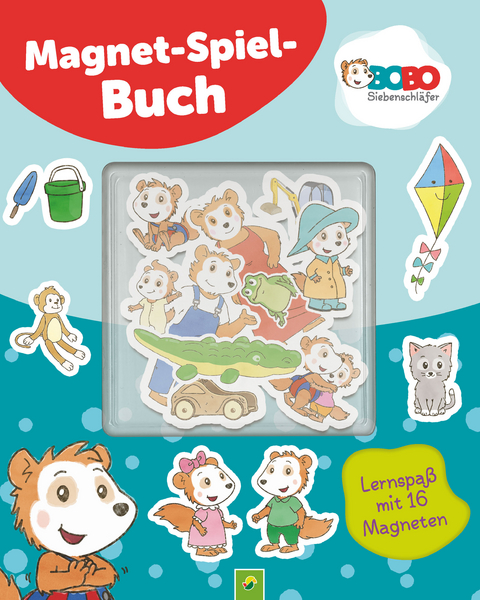 Bobo Siebenschl&auml;fer Magnet-Spiel-Buch