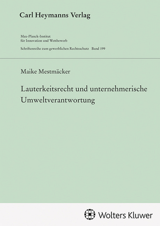 Lauterkeitsrecht und unternehmerische Umweltverantwortung
