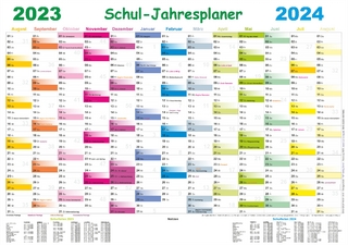 Schul-Jahresplaner 2023/2024-Set