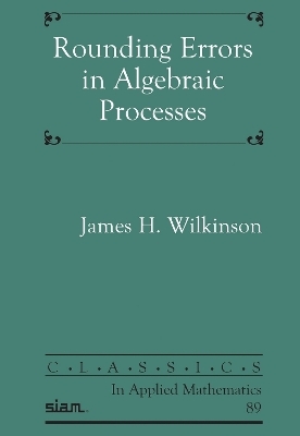 Rounding Errors in Algebraic Processes
