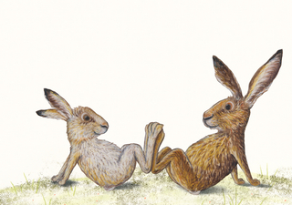 Füßeln Postkarte VE 1=10