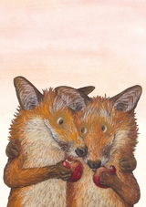 Fuchsliebe Postkarte VE 1=10 - Schärer, Kathrin