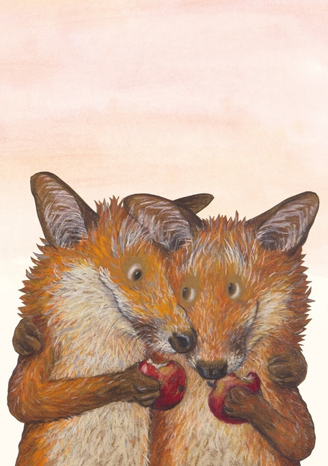 Fuchsliebe Postkarte VE 1=10 - Kathrin Sch&auml;rer