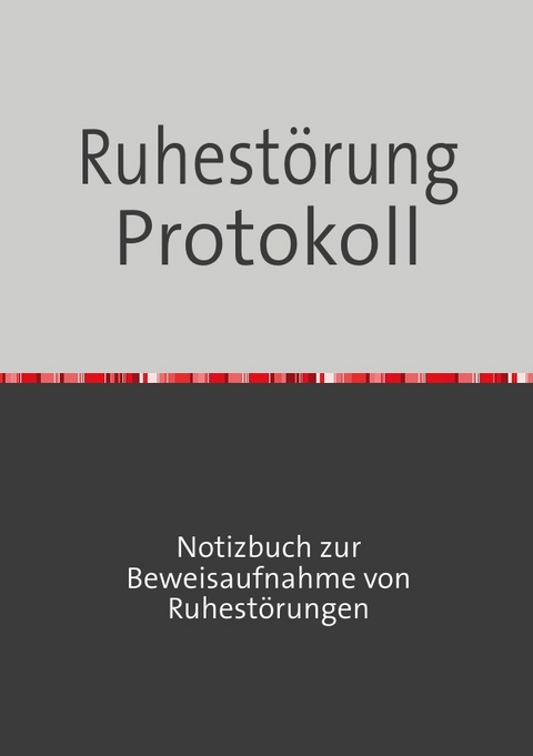 Ruhestörung Protokoll - Peter Falk