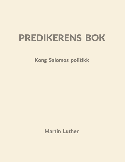 Predikerens bok - S&oslash;ren Gr&oslash;nborg Hansen