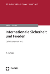 Internationale Sicherheit und Frieden - Heinz G&auml;rtner