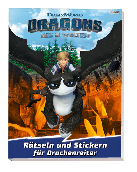 Dragons: Die 9 Welten: R&auml;tseln und Stickern f&uuml;r Drachenreiter -  Panini