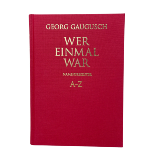 Wer einmal war. Namensregister