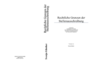 Rechtliche Grenzen der Stellenausschreibung