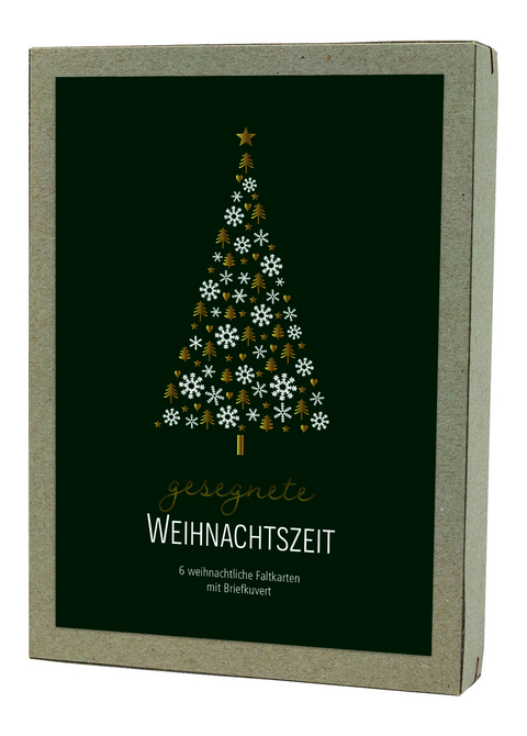 Kartenbox Weihnachten - gesegnete Weihnachtszeit