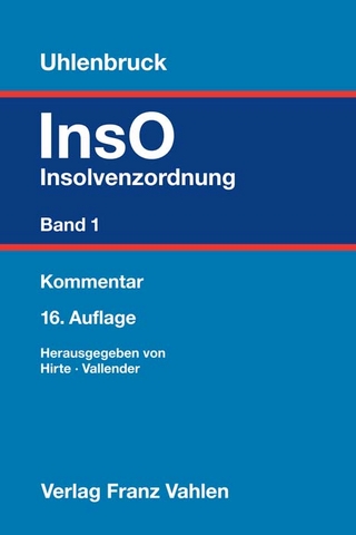 Insolvenzordnung - Heribert Hirte; Heinz Vallender