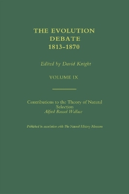 The Evolution Debate, 1813-1870