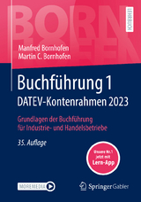 Buchf&uuml;hrung 1 DATEV-Kontenrahmen 2023 - Manfred Bornhofen, Martin C. Bornhofen