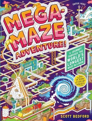 Mega-Maze Adventure! (Maze Activity Book for Kids Ages 7+)