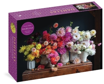 Dahlias 750-Piece Puzzle - Artisan Puzzle, Frances Palmer