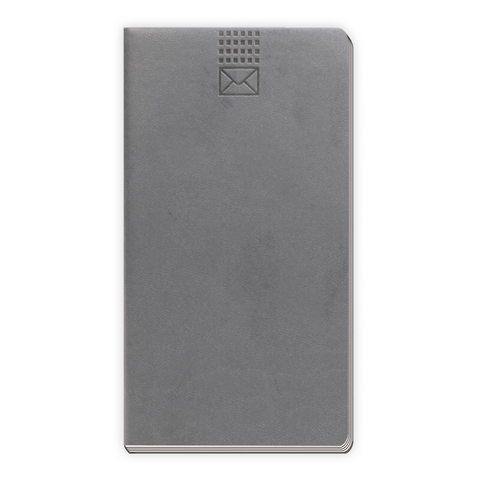 Tr&ouml;tsch Adressbuch Soft Touch Slim Anthrazit - 