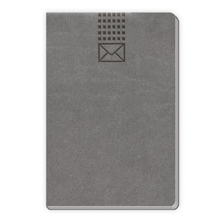 Trötsch Adressbuch Soft Touch Mini Anthrazit