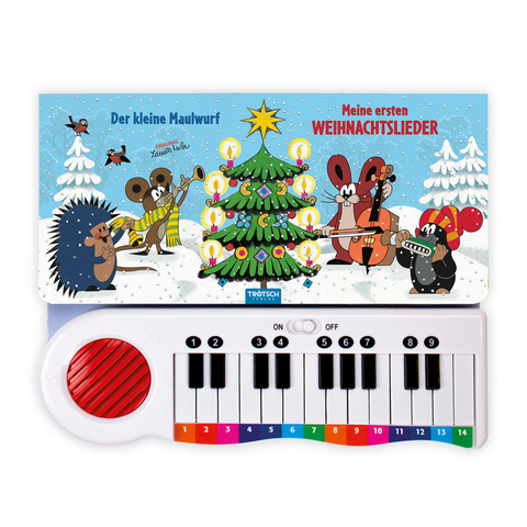 Tr&ouml;tsch Der kleine Maulwurf Klavierbuch Meine ersten Weihnachtslieder - 