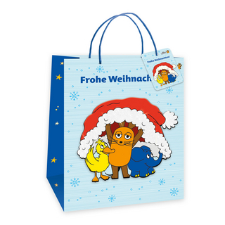 Trötsch Die Maus 3D-Geschenktasche Weihnachten groß
