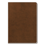 Trötsch Adressbuch Soft Touch A5 Braun - 