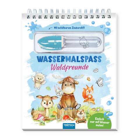 Tr&ouml;tsch Wassermalspa&szlig; mit Zauberstift Waldfreunde - 