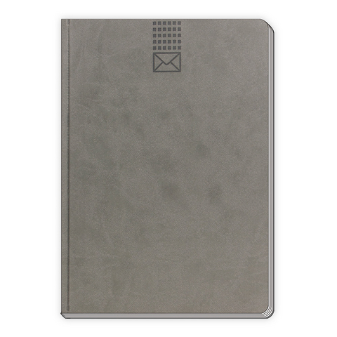 Trötsch Adressbuch Soft Touch A5 Anthrazit - 