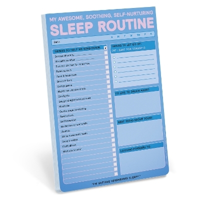 Knock Knock Sleep Routine Pad -  Knock Knock