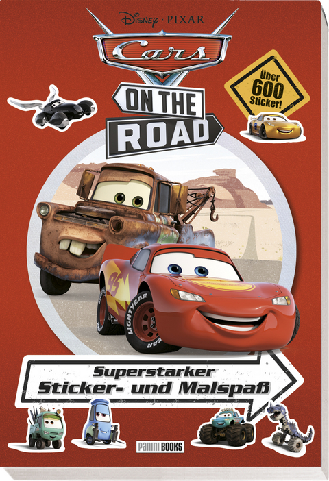 Disney PIXAR Cars On The Road: Superstarker Sticker- und Malspa&szlig; -  Panini