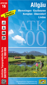 ATK100-16 Allgäu (Amtliche Topographische Karte 1:100000) - 
