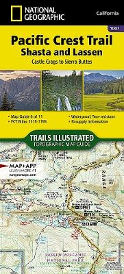 Pacific Crest Trail: Shasta And Lassen Map [castle Crags To Sierra Buttes]